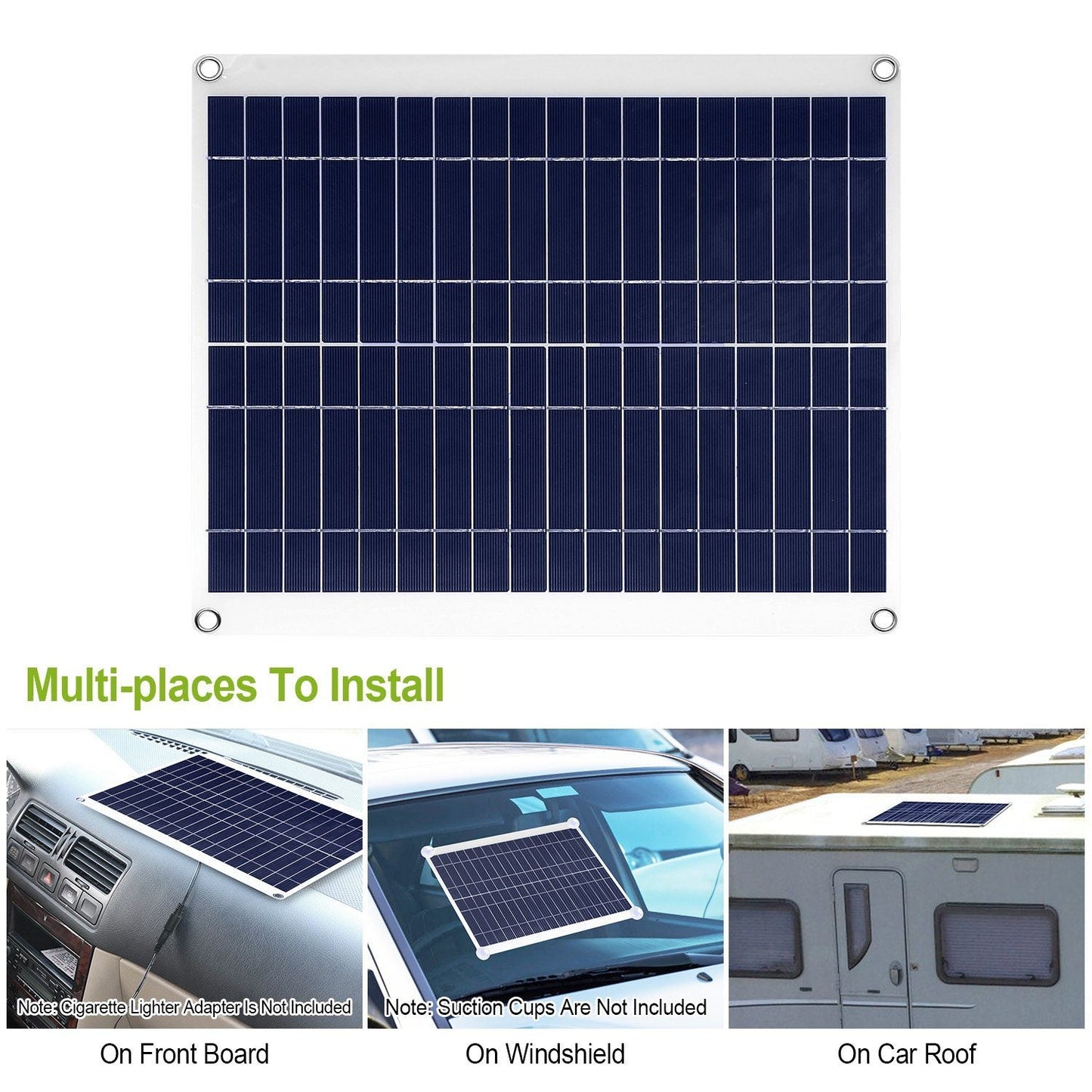 Skorter | Outdoor solar panel 12V 25W car battery charger