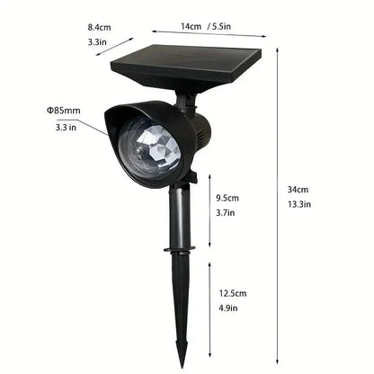 Skorter | Outdoor solar energy rotating color projection lamp