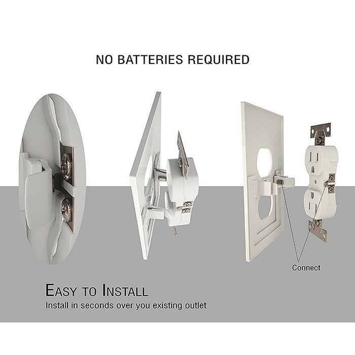 Skorter | 4-Pack: LED Night Light Plug Cover - Assorted Styles