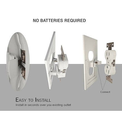 Skorter | 4-Pack: LED Night Light Plug Cover - Assorted Styles