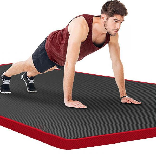 Skorter | Fitness mat men's high-density exercise yoga non-slip mat for gym at home