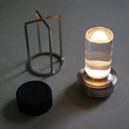 Skorter | Lantern Cordless Rechargeable Small Night Table Lamp Gold