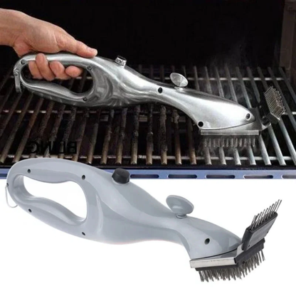 Skorter | Barbecue Grill Cleaning Brush with Charcoal Scraper for BBQ