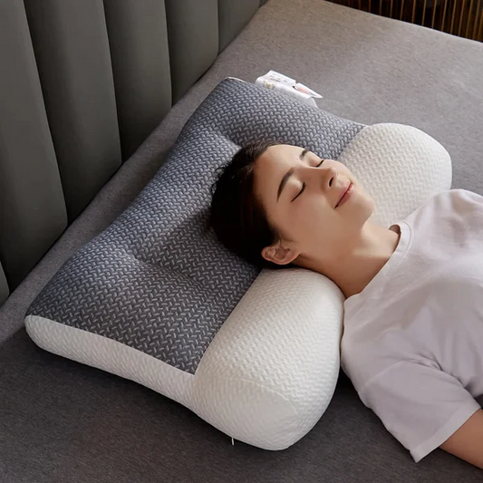 Skorter | Ergonomic Orthopedic Neck Supporting Pillow – For Side and Back Sleepers