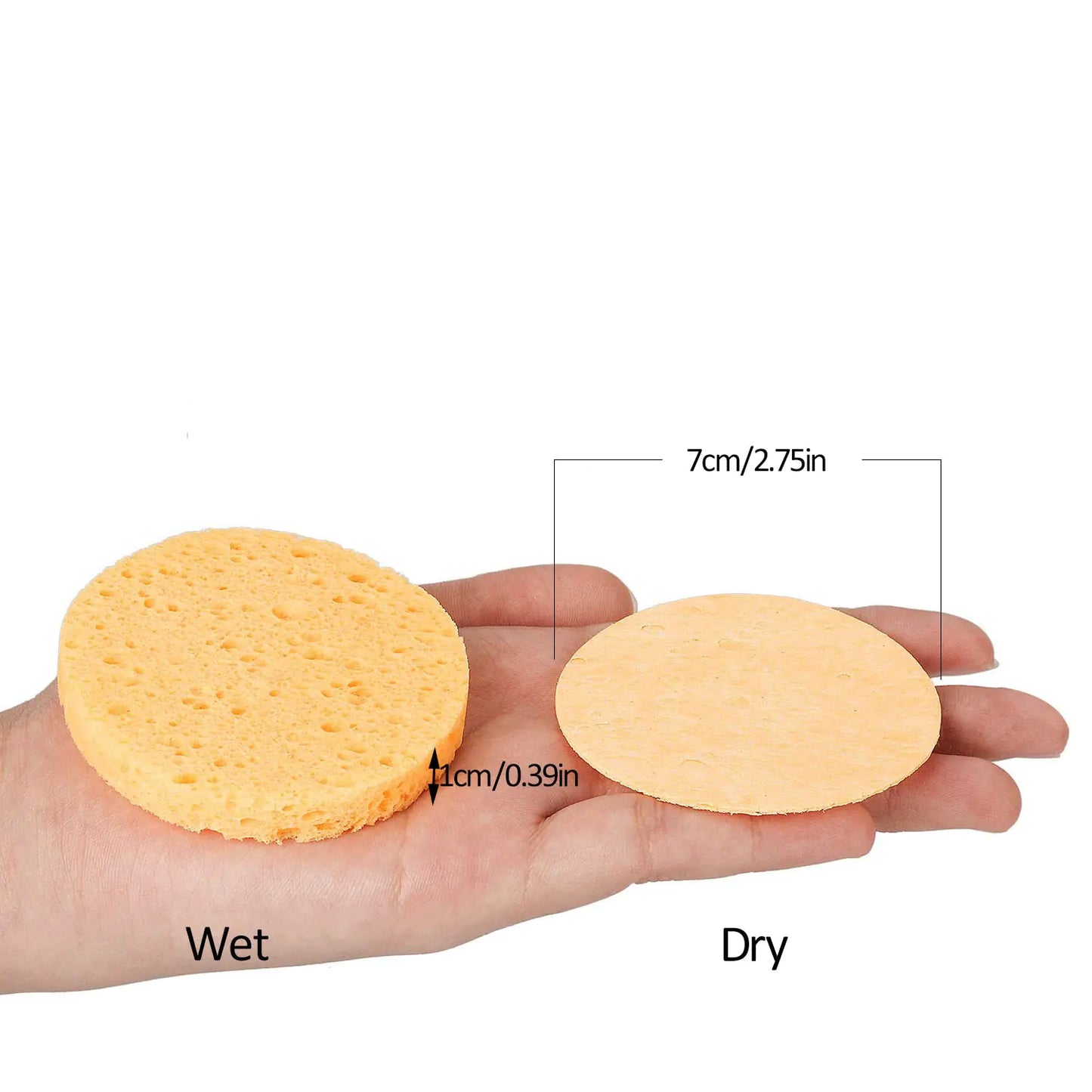 Skorter | 50/20/10 pieces Soft Facial Cleansing Sponge Pads