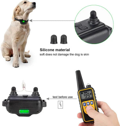 Skorter | 800M Rechargeable Electric Dog Training Collar | Waterproof, Remote Control & Ideal for Effective Dog Training