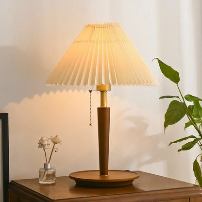 Skorter | GlowTimber - Classic Wooden Plissé Lamp