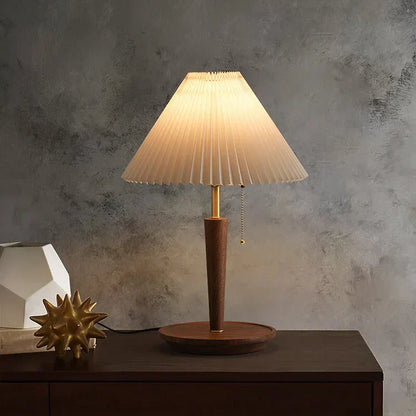 Skorter | GlowTimber - Classic Wooden Plissé Lamp