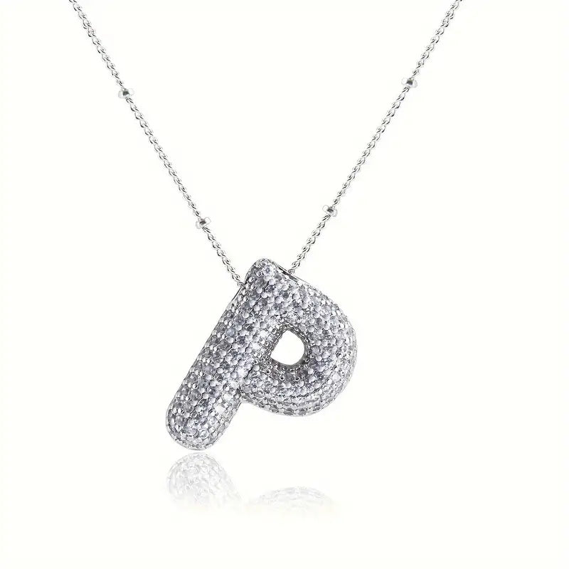Skorter | Alphabet-Diamond-Pendant-Necklace