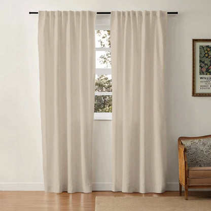 Skorter | Aira - Linen-Cotton Curtain with Soft Fabric