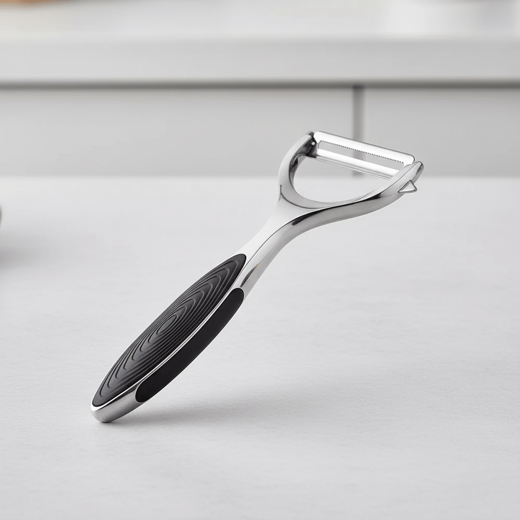 Skorter | PeelMate Pro – Comfortable, Non-Slip Stainless Steel Peeler for Effortless Prep