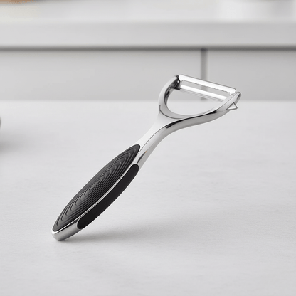 Skorter | PeelMate Pro – Comfortable, Non-Slip Stainless Steel Peeler for Effortless Prep