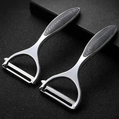Skorter | PeelMate Pro – Comfortable, Non-Slip Stainless Steel Peeler for Effortless Prep