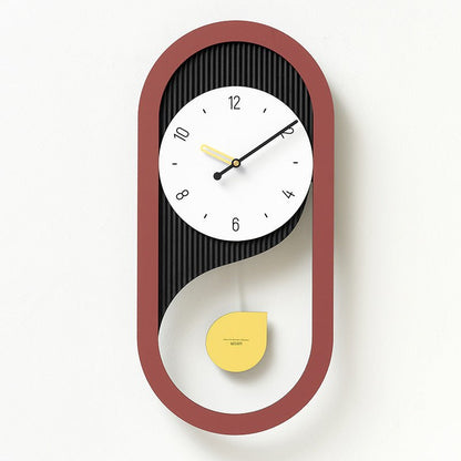 Pendulum Silent Long Wall Clock for Home Office - SKØRTER