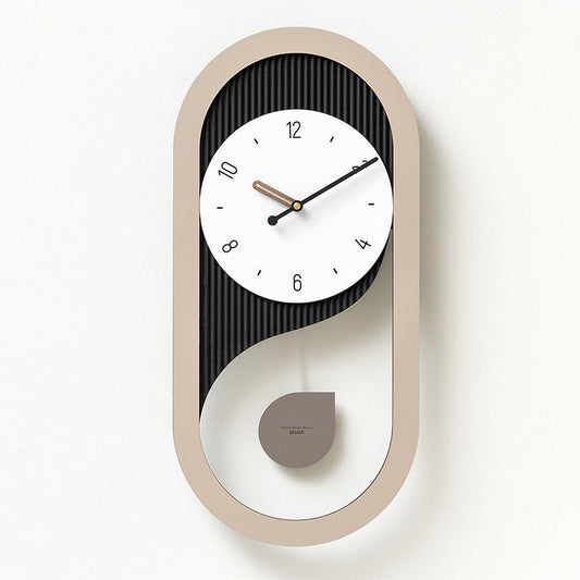 Pendulum Silent Long Wall Clock for Home Office - SKØRTER