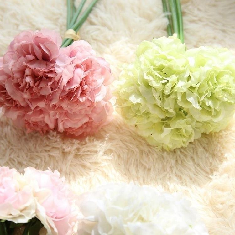 Skorter | Elegant Peony Silk Flower Bundle - Set of 5 Heads