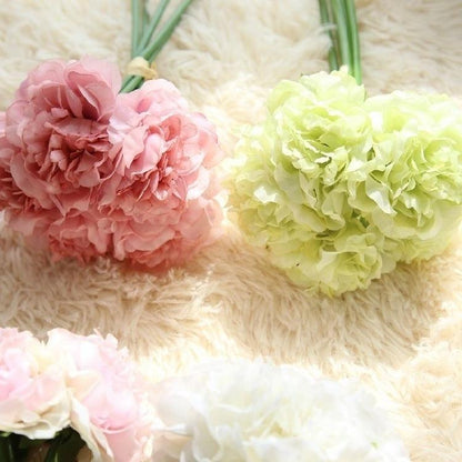 Skorter | Elegant Peony Silk Flower Bundle - Set of 5 Heads