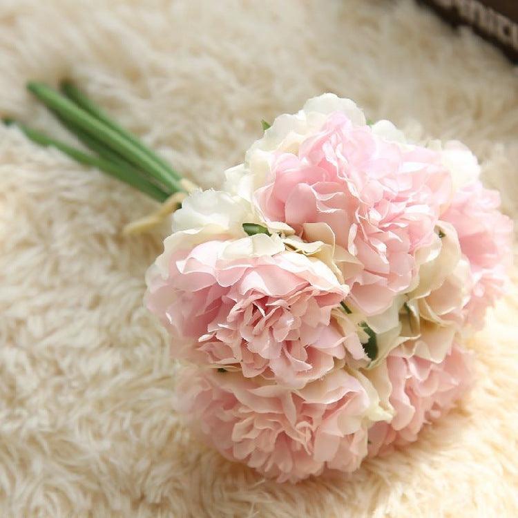 Skorter | Elegant Peony Silk Flower Bundle - Set of 5 Heads