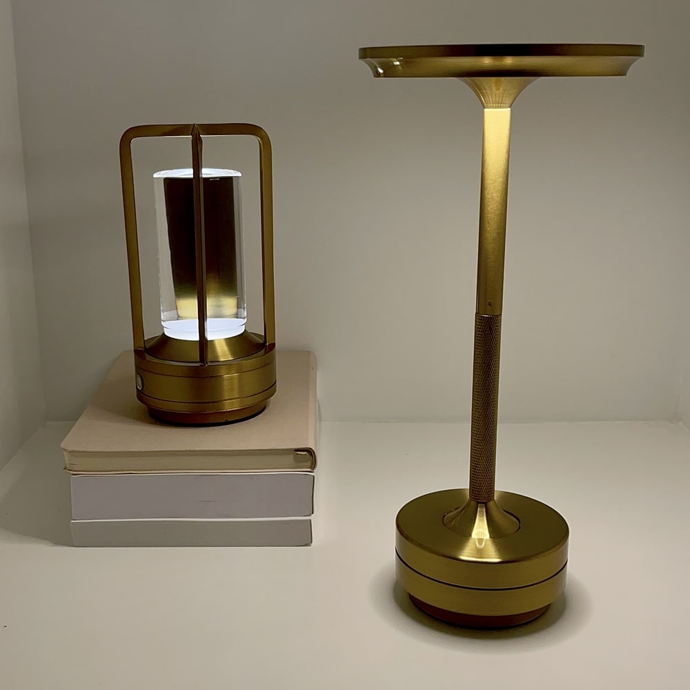 Skorter | Ambient Metallic Wireless Table Lamp