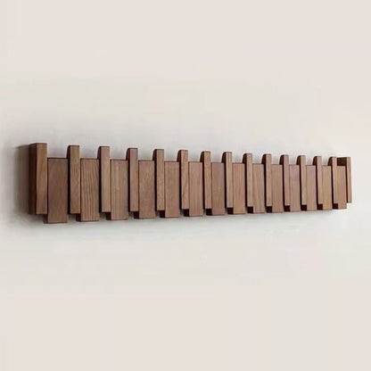 Skorter | WOODSONATA – Handmade Wooden Wall Coat Rack in Piano Style
