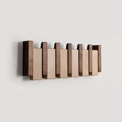 Skorter | WOODSONATA – Handmade Wooden Wall Coat Rack in Piano Style