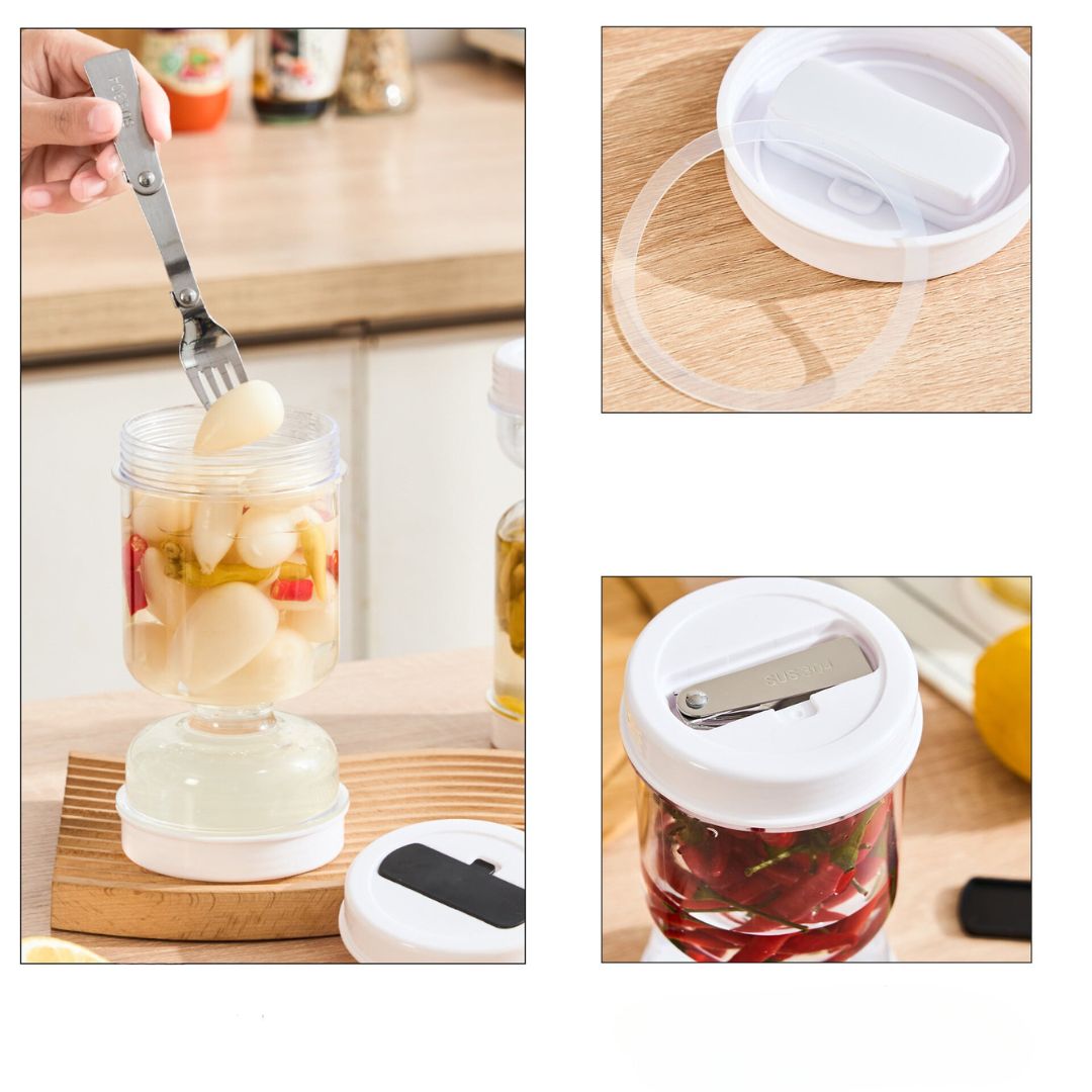 Skorter | Practical jar with water sieve