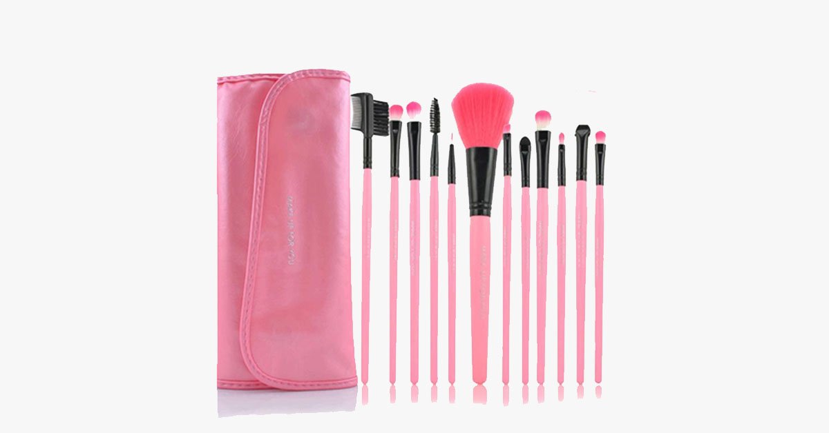 Skorter | 12-piece Pink Glory Brush Set