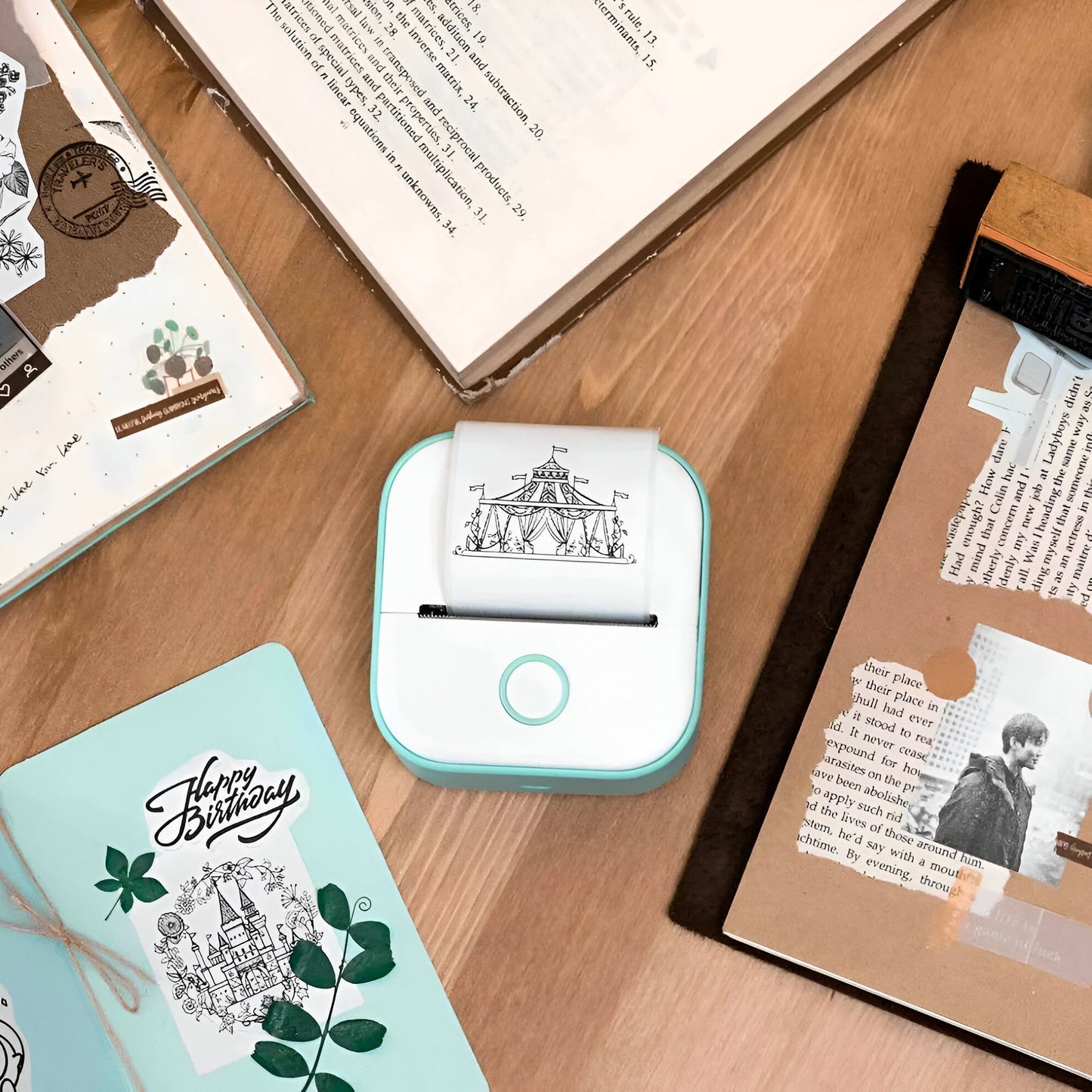 Skorter | Compact Mini Printer - Portable Sticker Maker for Photos and Notes