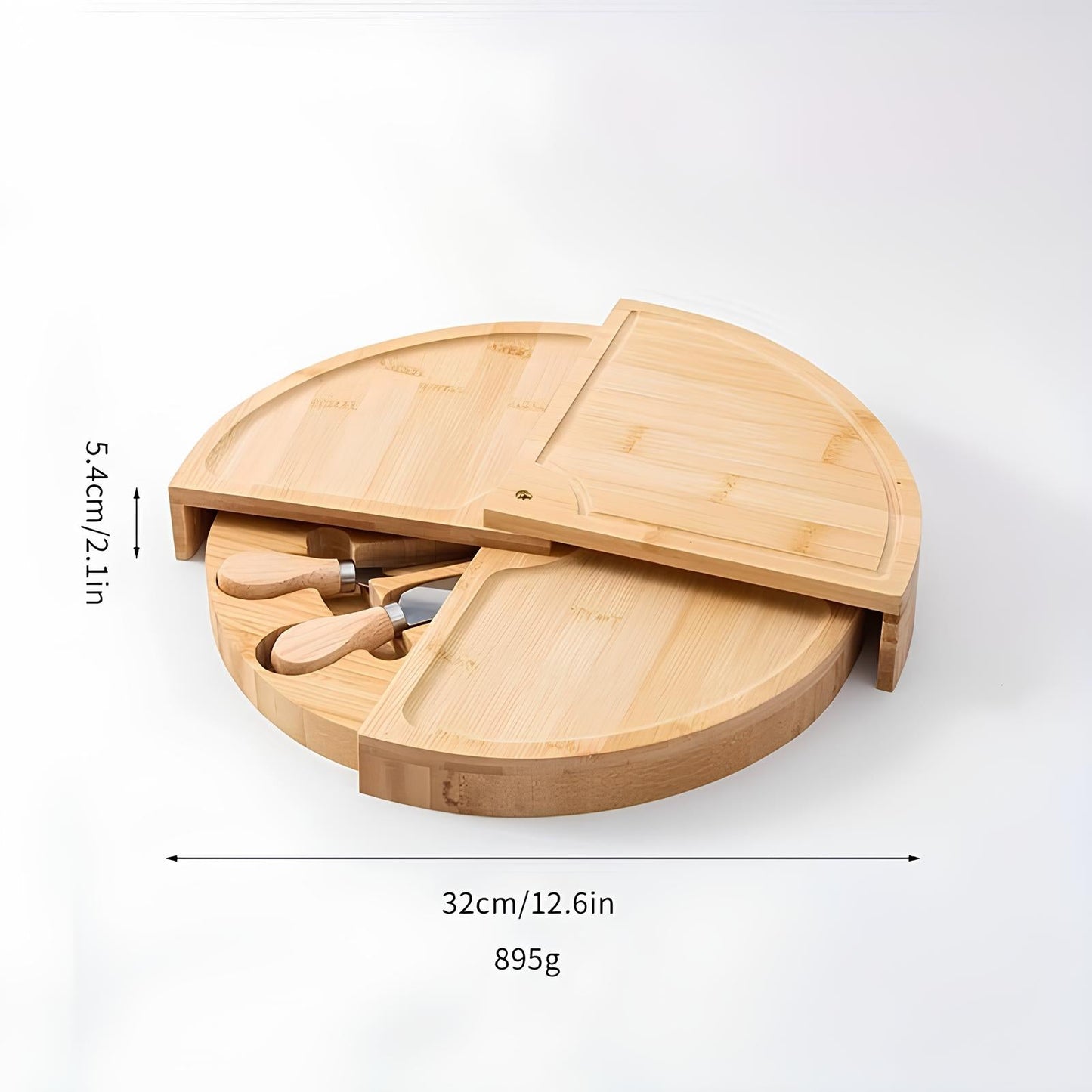 Skorter | Bamboo cheese grater with hidden system