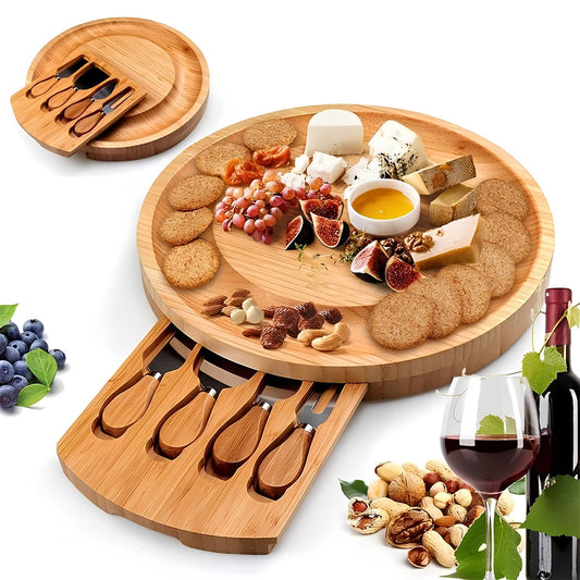 Skorter with cheese with retractable knife storage