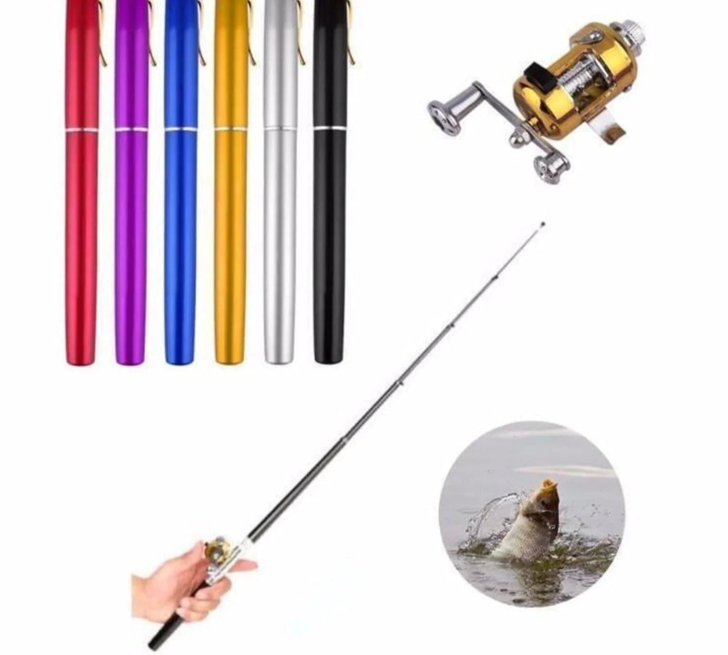 Skorter | Compact Fishing Set with Telescopic Rod – Portable Fishing Rod for On-the-Go