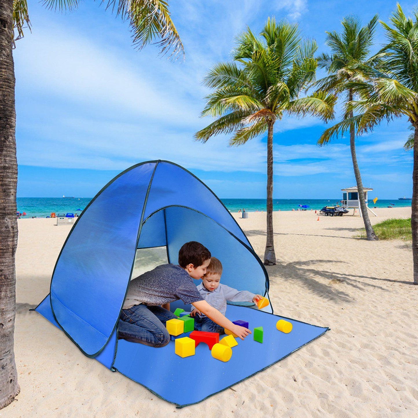 Skorter | Pop Up Beach Tent Sunshade Hide