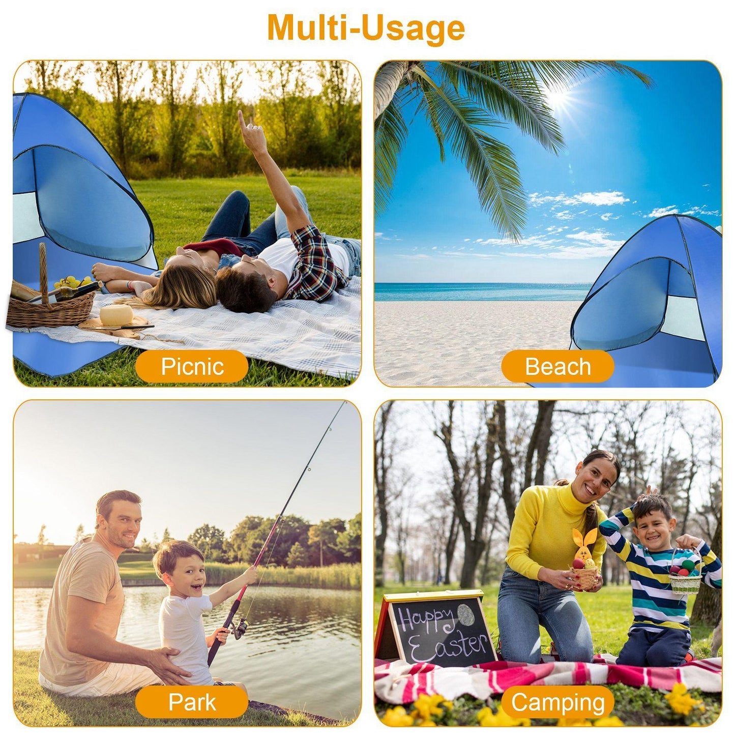 Skorter | Pop Up Beach Tent Sunshade Hide