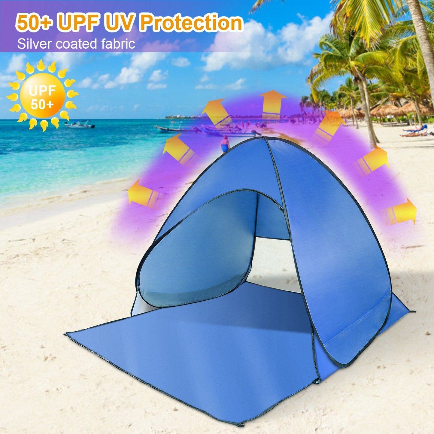 Skorter | Pop Up Beach Tent Sunshade Hide