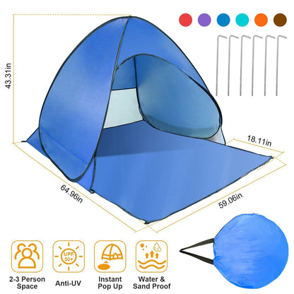 Skorter | Pop Up Beach Tent Sunshade Hide