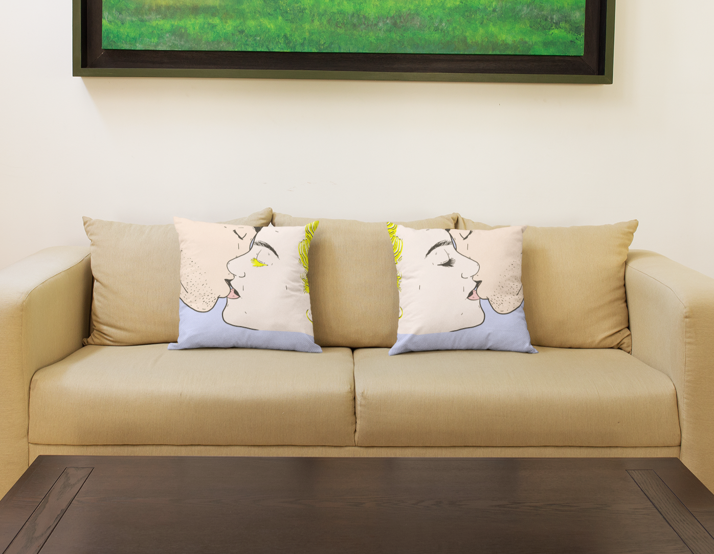 Skorter | Art Romantic Cushion Home Decoration Accents - 4 Sizes