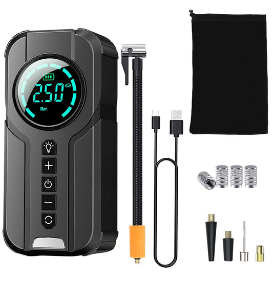 Skorter | Portable car compressor wireless electric air pump 150 PSI with LED light
