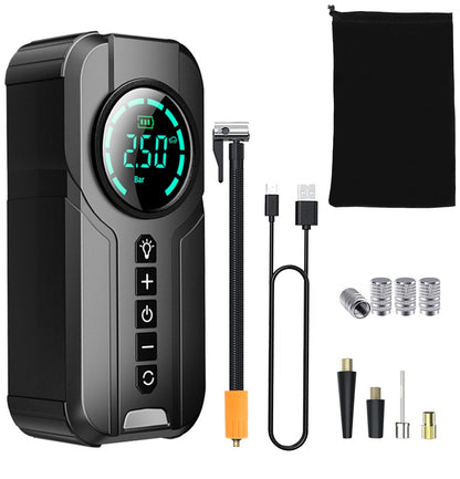 Skorter | Portable car compressor wireless electric air pump 150 PSI with LED light