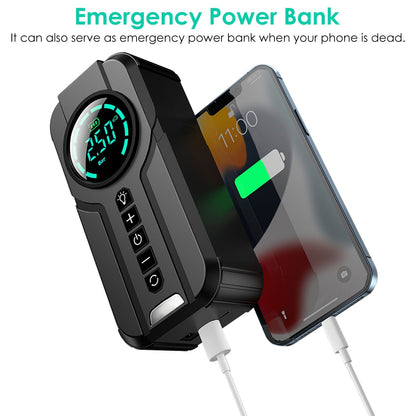Skorter | Portable car compressor wireless electric air pump 150 PSI with LED light