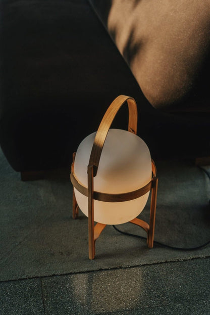 Portable Lantern Glass Table Lamp - SKØRTER