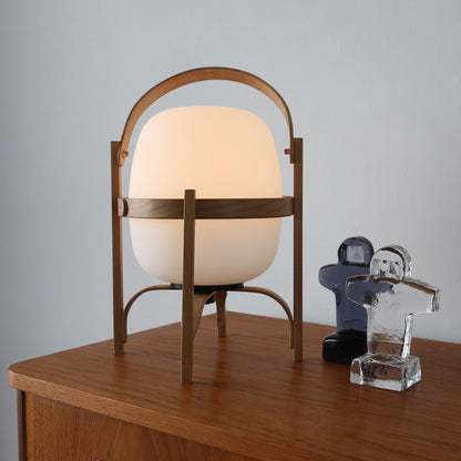 Portable Lantern Glass Table Lamp - SKØRTER