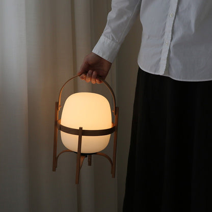 Portable Lantern Glass Table Lamp - SKØRTER