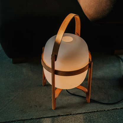 Portable Lantern Glass Table Lamp - SKØRTER