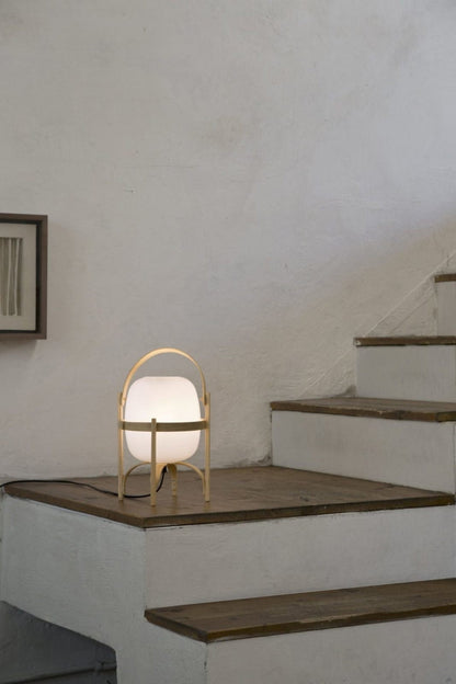 Portable Lantern Glass Table Lamp - SKØRTER