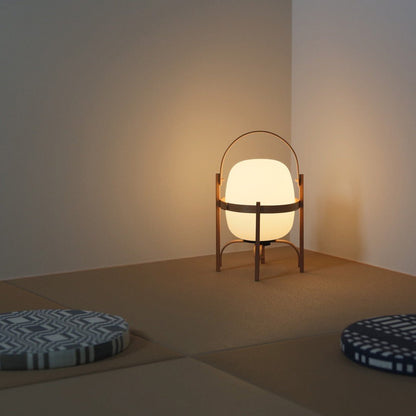 Portable Lantern Glass Table Lamp - SKØRTER