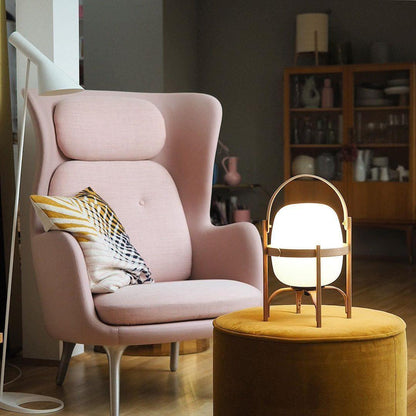 Portable Lantern Glass Table Lamp - SKØRTER