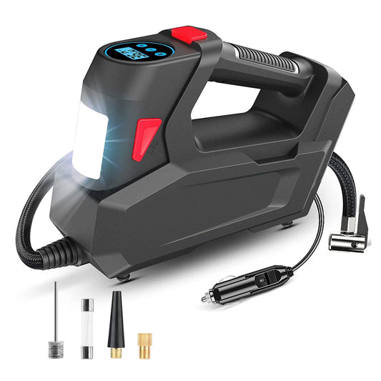 Skorter | Portable Tire Pump 120 PSI Max 90W Powered Tire Pump with Digital Screen LED