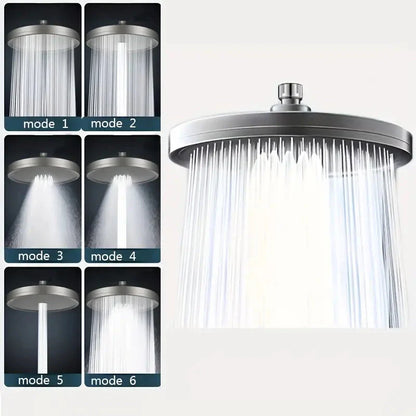 Skorter | Premium High Pressure Shower Head - Top Spray, Wide Coverage, Lotus Design