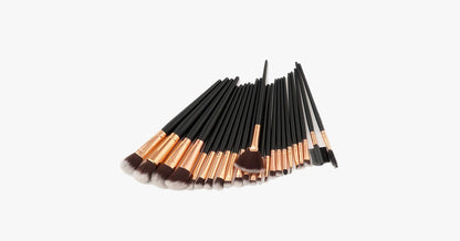 Skorter | 24-piece Pro Black Brush Set