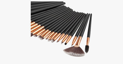 Skorter | 24-piece Pro Black Brush Set